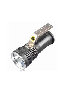 LED flashlight with metal handle
