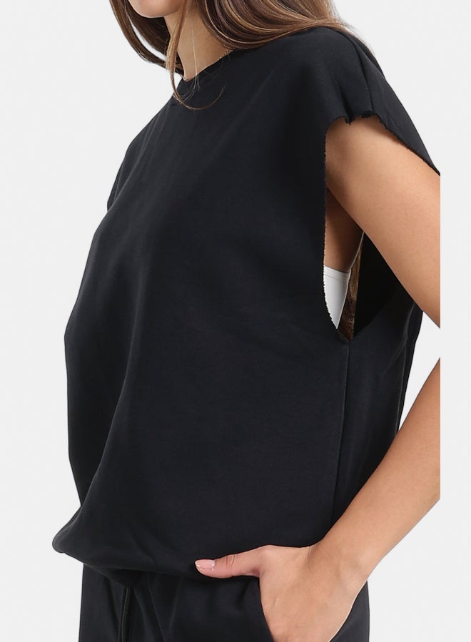 Carina Open-Back Lounge Sweatshirt  - Image 4