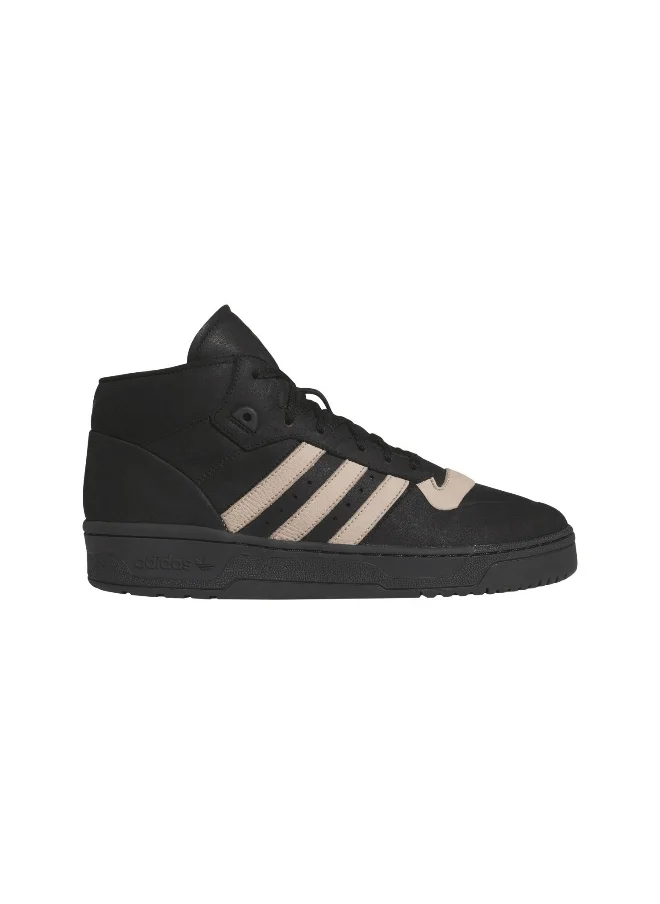 Adidas Adidas Rivalry Mid 001 Black Basketball Shoes For Men 3.5