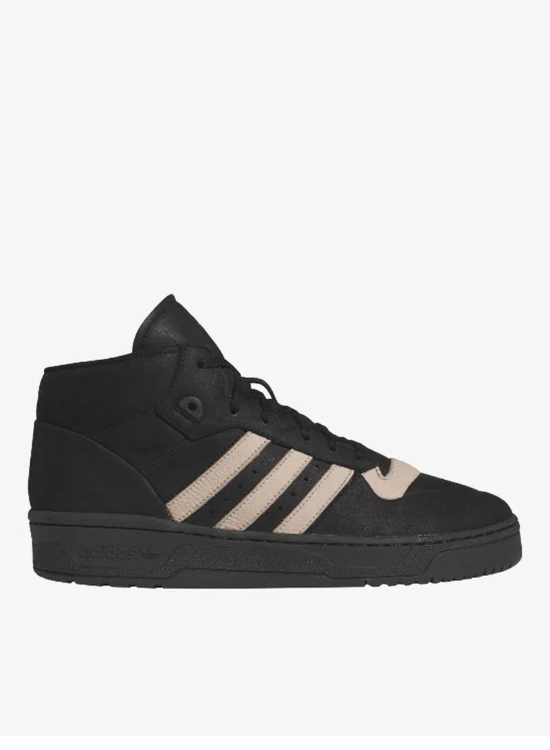 adidas Originals Rivalry Mid 001 Black Basketball Shoes