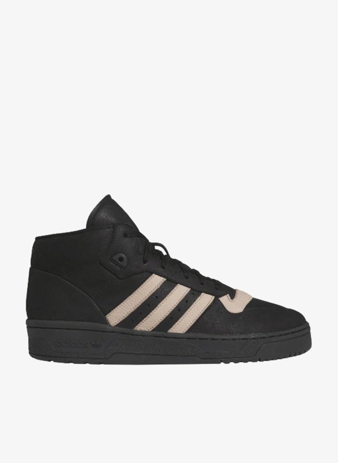 adidas Originals Rivalry Mid 001 Black Basketball Shoes - Image 1