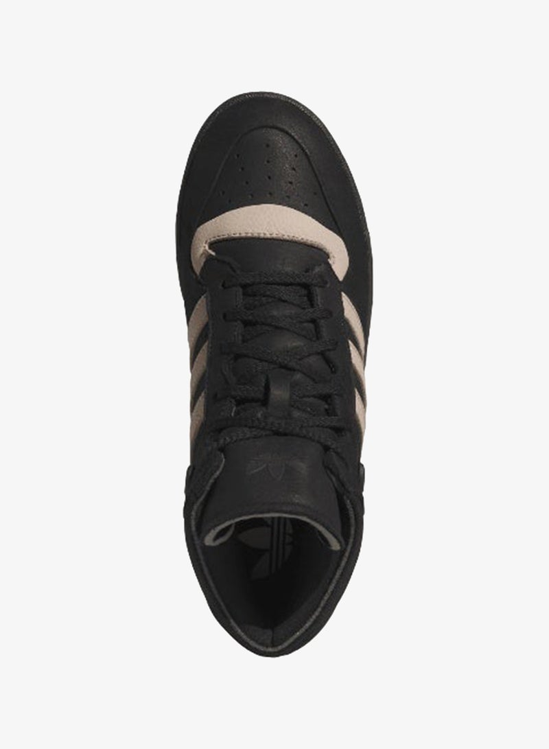 adidas Originals Rivalry Mid 001 Black Basketball Shoes - Image 3