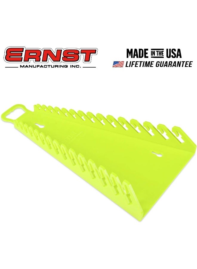 Ernst Manufacturing 5182HV Reverse Gripper Wrench Organizer, 15 Tool, High-Visibility - Image 2
