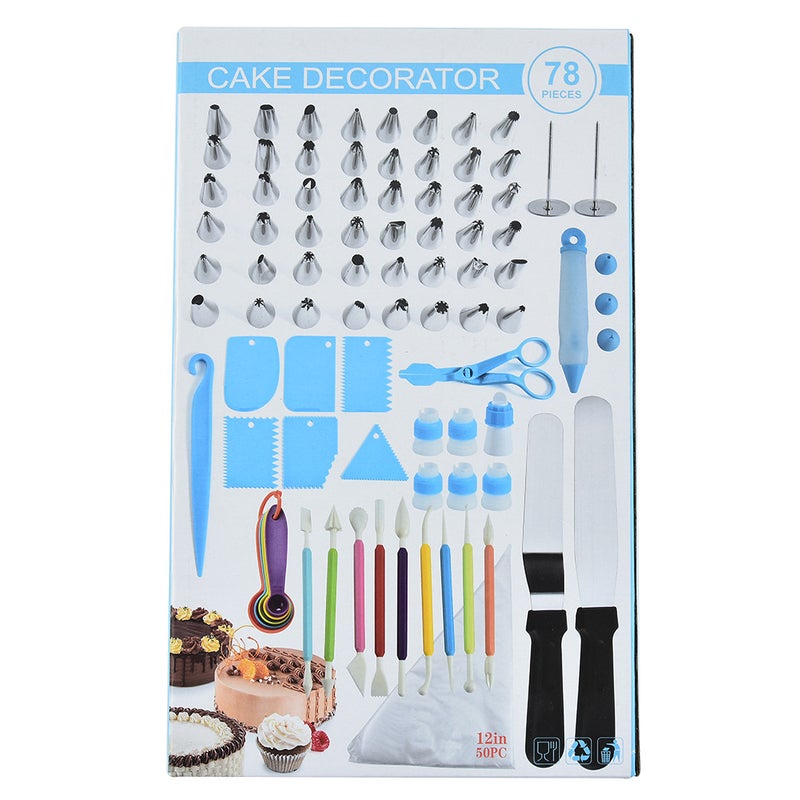 Factory Stainless Steel Piping Nozzle Set 66 Piece Set Cream Cake Decoration Baking Set Baking Tools - Image 1