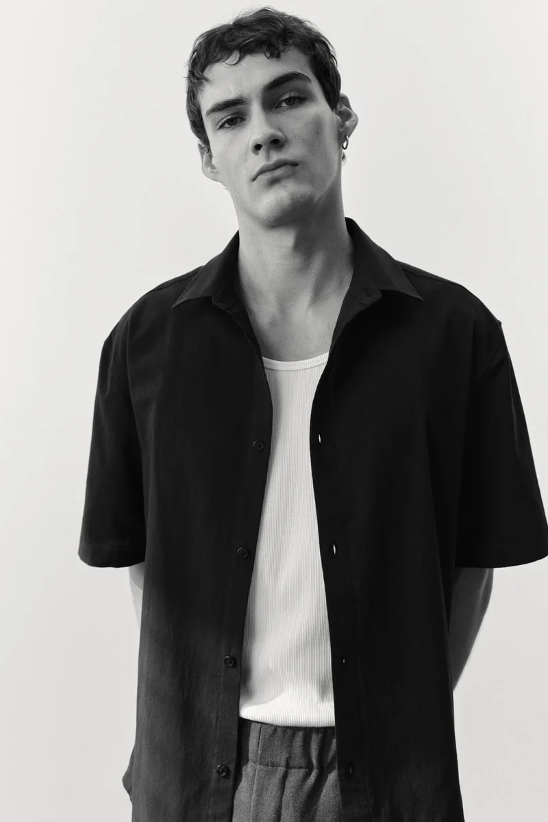 H&M Regular Fit Textured shirt