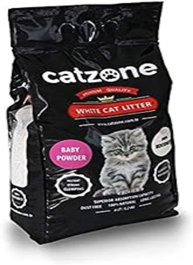 Cat Litter Cat Zone 5.2 Kg (6 Ltr) Baby Powder 