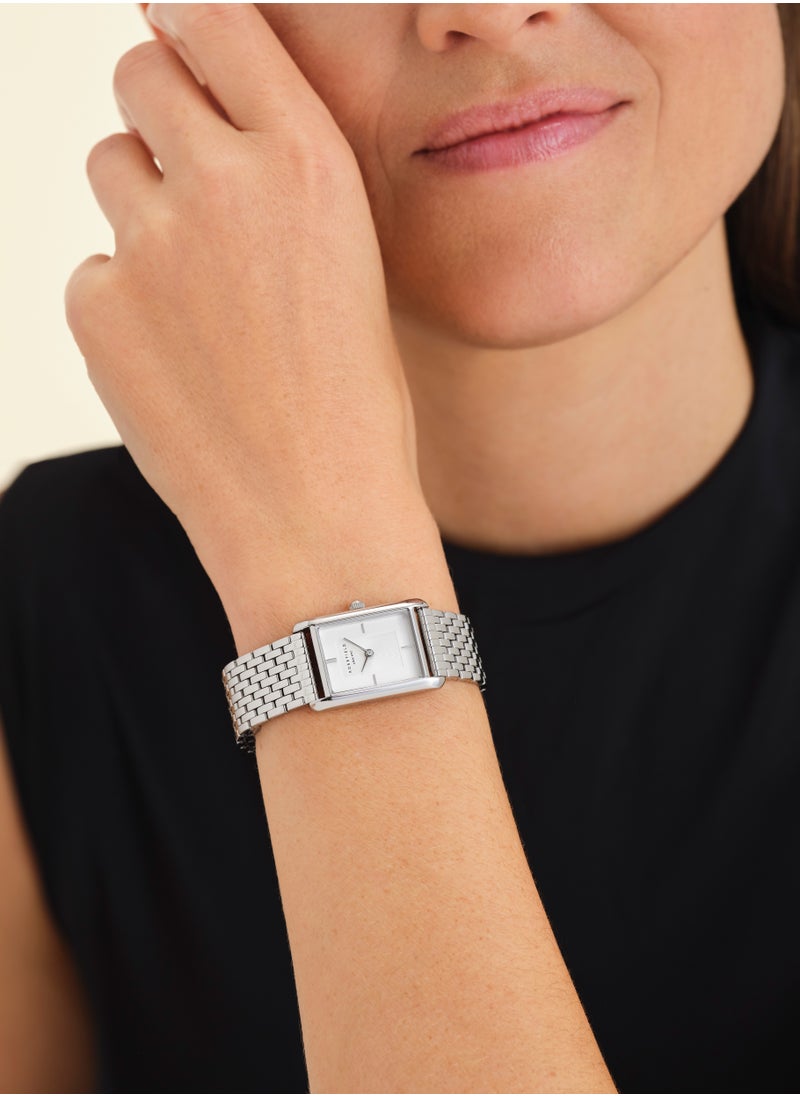 RoseField Rosefield Heirloom White Dial Steel Silver - HWSSS-H02  - Image 3