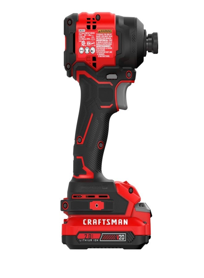 كرافتس مان طقم مفك براغي صغير الحجم CRAFTSMAN V20 BRUSHLESS RP (CMCF811D1) - Image 4