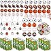 Aoriher 200 Pcs Sport Party Favors Set Sport Party Gift Bag Fillers Foam Sports Balls Keychains Sticker Eraser Pull Back Cars for Baseball Basketball Football Soccer Birthday GiftSports Balls - Image 2