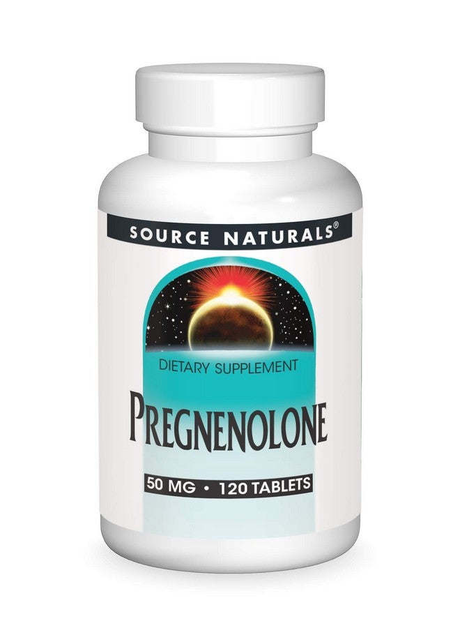 Source Naturals Pregnenolone 50mg - 120 Tablets - Image 1