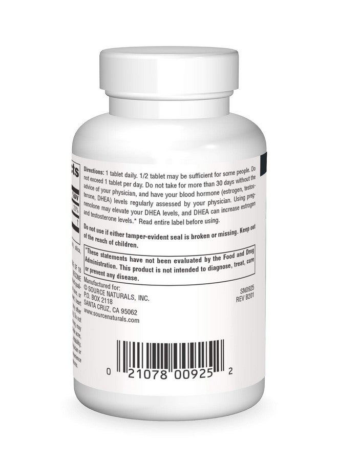Source Naturals Pregnenolone 50mg - 120 Tablets - Image 2