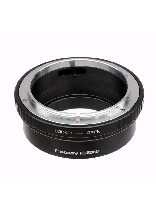 Fotasy Canon FD FL Lens to Canon EOS M EF-M Mirrorless Camera Adapter, fits Canon M1, M2, M3 M10 Mirrorless Camera - Image 1