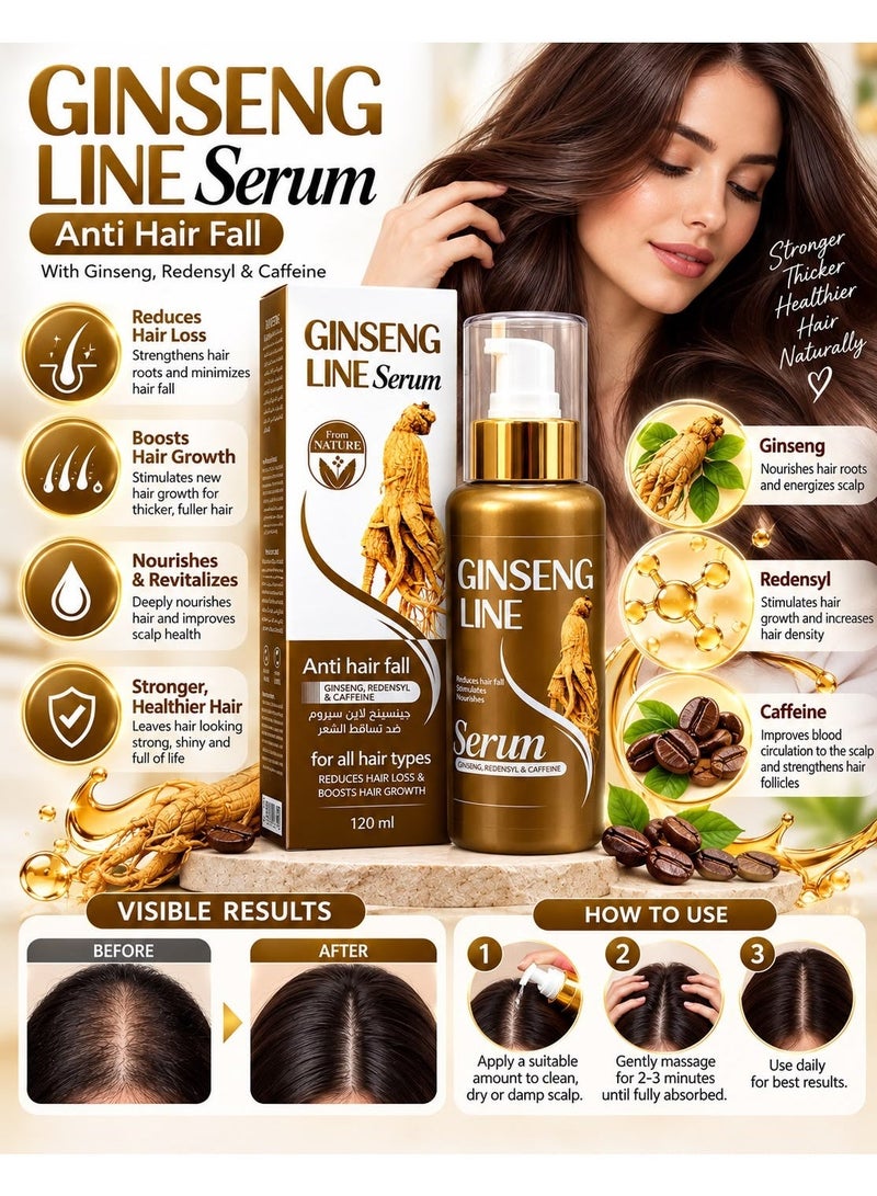 Melano Pharma Ginseng Line Anti Hair Fall Serum 120 ml - Image 2