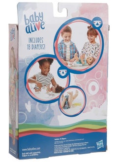 Baby Alive عبوة إعادة تعبئة الحفاضات (18 قطعة)  - Image 4