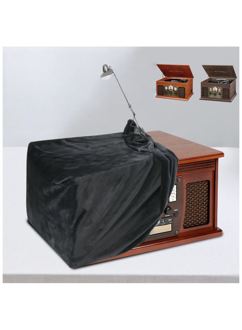 general Victrola All-in-One Turntable Dust Cover Vinyl Turntable Protective Case Velvet Dust Cover Scratch-Resistant & Stain-Proof Form-Fitting Protection - Image 1