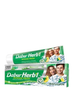 Dabur Herbal Cavity Protectection Clove Toothpaste | Enriched with Clove | Natural Toothpaste For Cavity Free Strong Teeth - 150g + Toothbrush (Pack of 3)