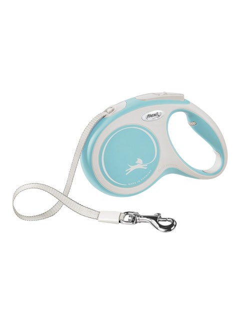 Flexi retractable Dog Leash - New Comfort Tape, Light Blue