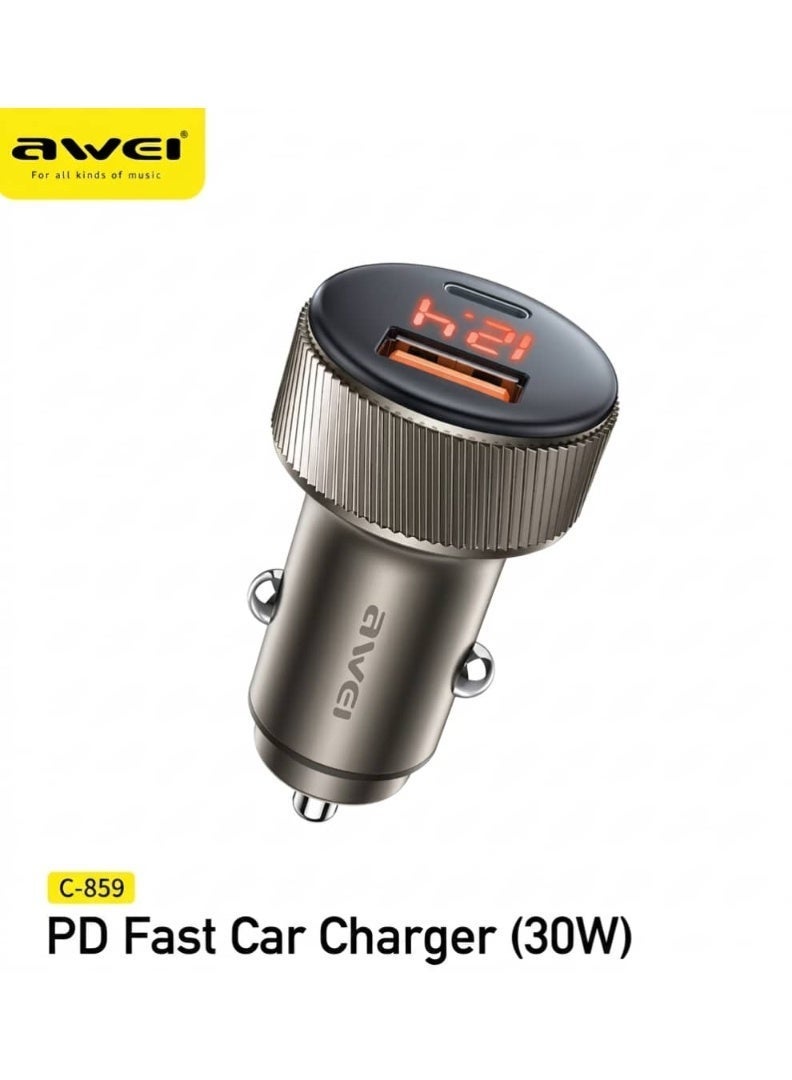 Awei Limited Time Bundle – Magnetic Phone Holder + 30W PD Car Charger + FREE Car Charger Gift - Image 3