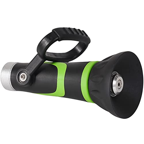 GREEN MOUNT GSFNG98 Garden Hose Nozzle, Fireman's Hose Heavy Duty Nozzle, Premium Constructed Sprayer with Ergonomic Handle for Arthritis - Image 1