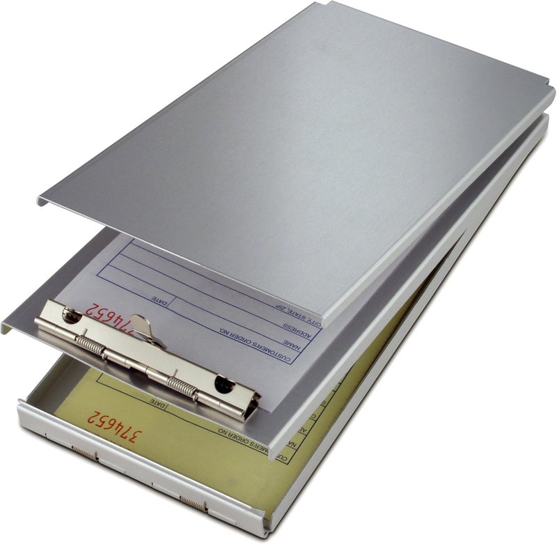 A-Holder Store Saunders Silver Recycled Aluminum Form Holder - Fits 4.75 x 9.5 inch Size Documents - Ideal for Home, Office, and Business Use (10003) - Image 5