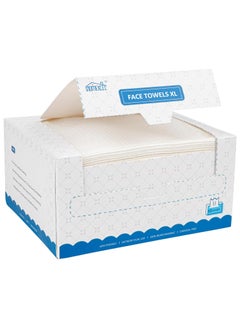 HOMEXCEL HOMEXCEL Face Towels 50 Count Disposable Makeup Remover Wipes Super Soft Biodegradable Dry Facial Hand Clean Facial Towels Wash Cloth 
