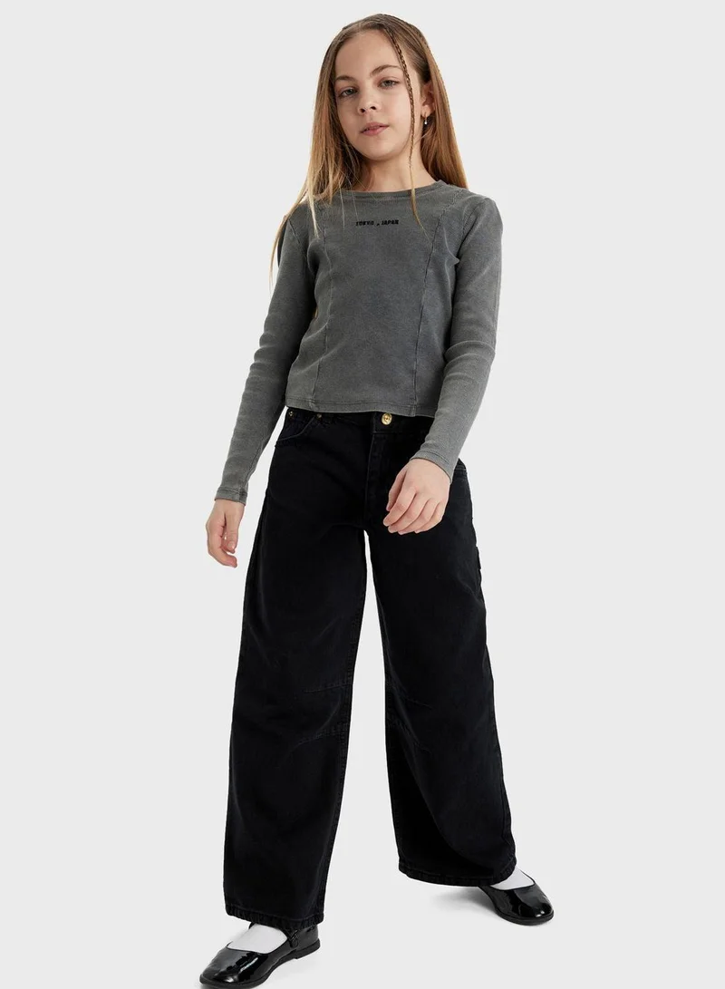 DeFacto  Baggy Fit Trousers  | Best Price UAE