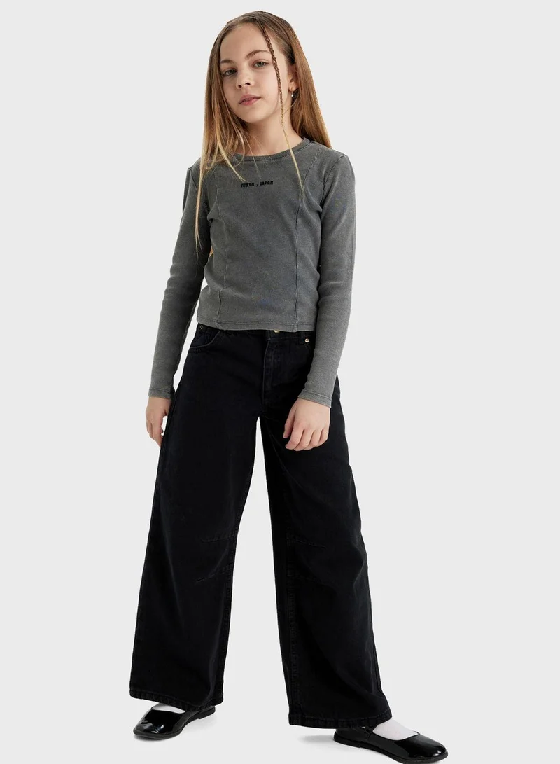 DeFacto  Baggy Fit Trousers  | Best Price UAE