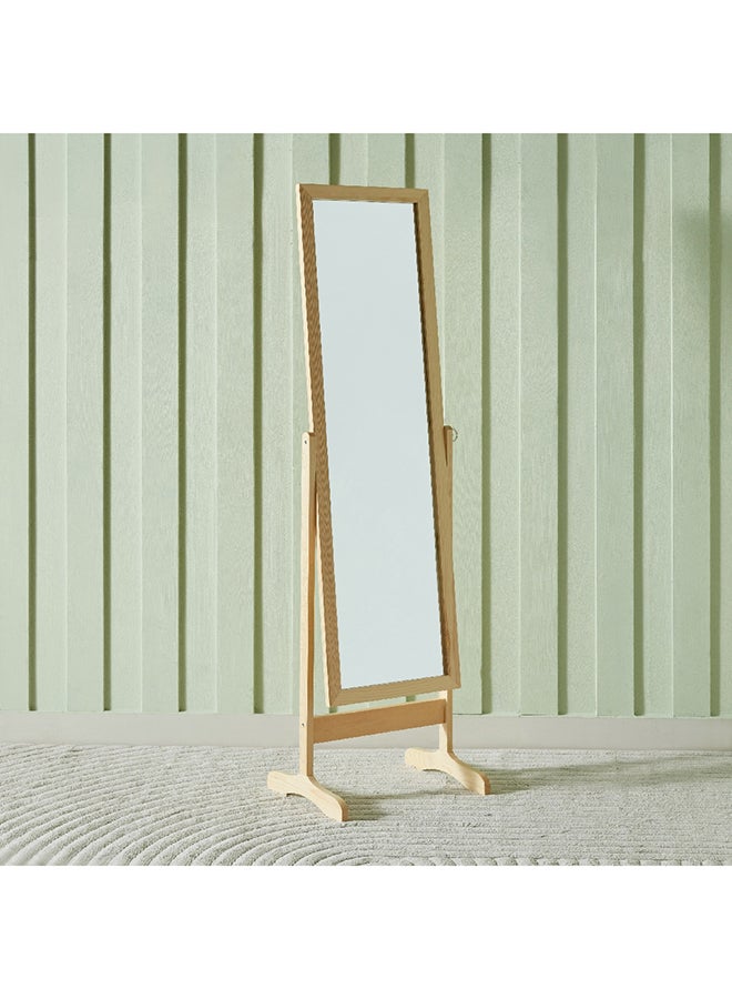 Home Box Sana Wooden Frame Double Leg Floor Standing Mirror 122 x 37 cm  - Image 1