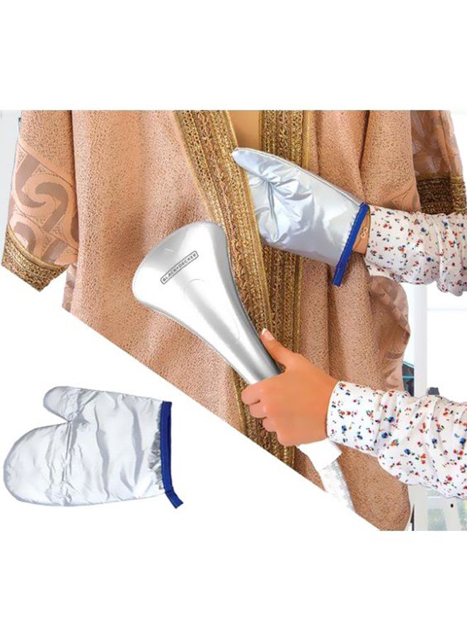BLACK+DECKER 3 Stages Steam Iron Stand 2000 ml 1785 W GSTM2050 White/Silver/Gold - Image 5