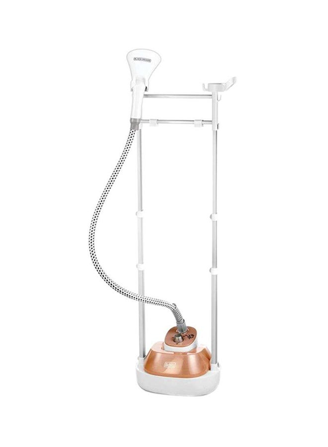 BLACK+DECKER 3 Stages Steam Iron Stand 2000 ml 1785 W GSTM2050 White/Silver/Gold - Image 1