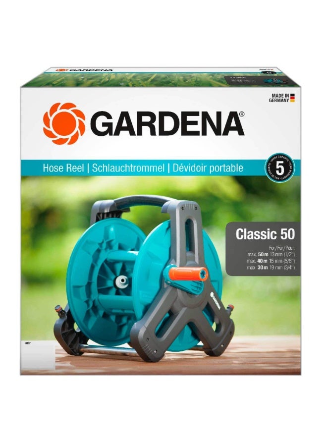 GARDENA Classic 50 Plastic Hose Reel - Image 1