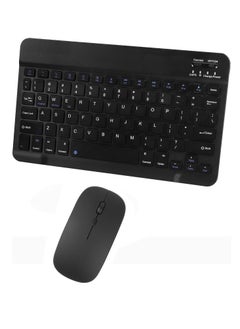 LIVVY LIVVY Wireless Bluetooth Keyboard & Mouse Combo – Ultra-Slim, Rechargeable, Silent Typing, Compact & Portable for Android, Windows, Tablets & Phones(Black)  - Image 1