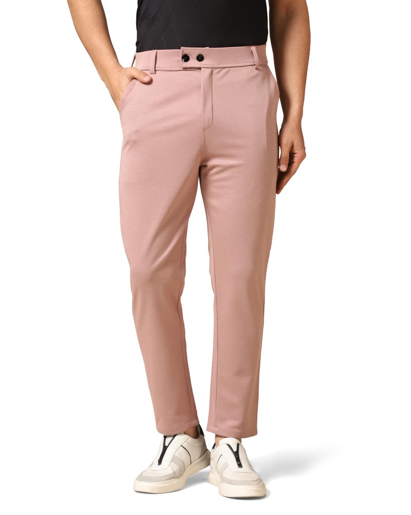TOPLOT Men's Regular Casual Pants (Men-Pant-5181-Pink-34) - Image 4