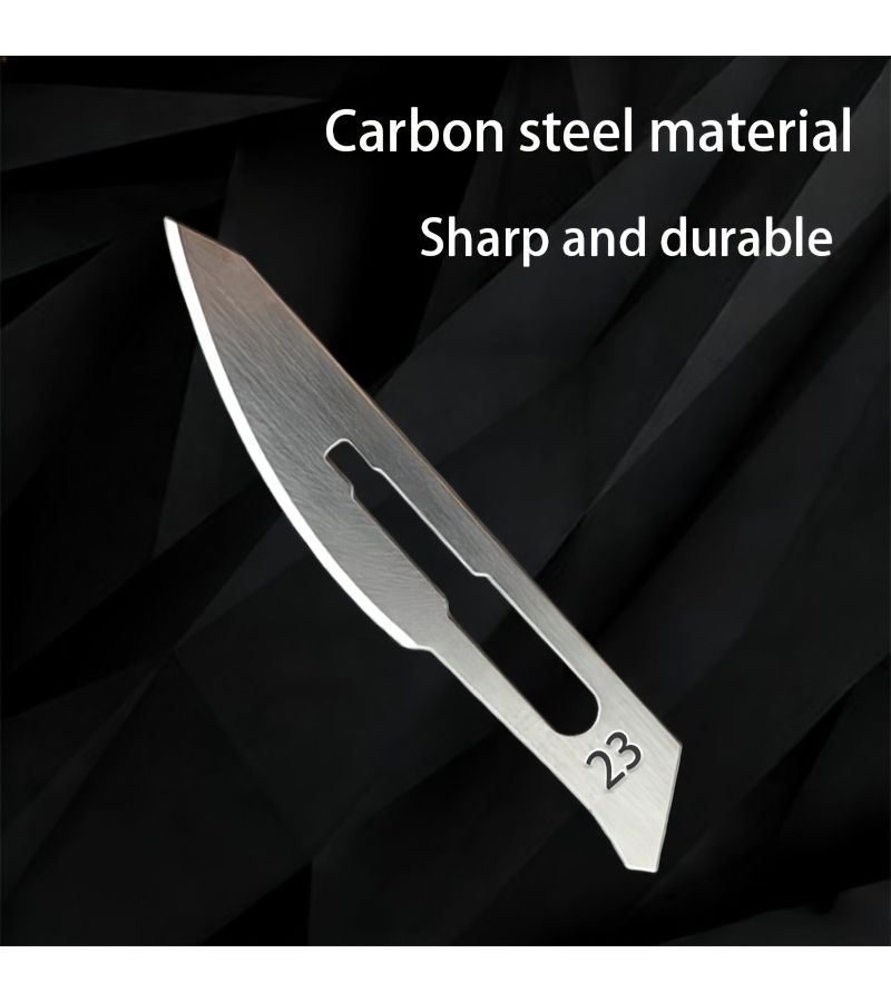 40pcs Carbon Steel Craft Knife Blades Size 23 Sharp And Durable - Image 4