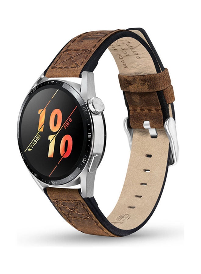 Timberland Unisex Valdivian Unisex Universal Leather Watch Strap-20 Mm - TDOUL0000501 - Image 4