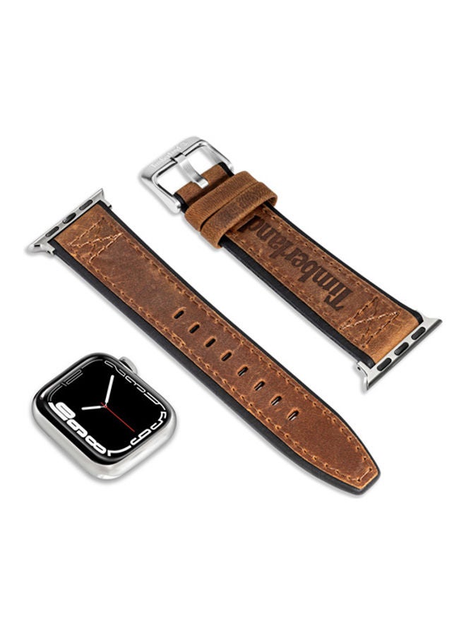 Timberland Unisex Valdivian Unisex Universal Leather Watch Strap-20 Mm - TDOUL0000501 - Image 2