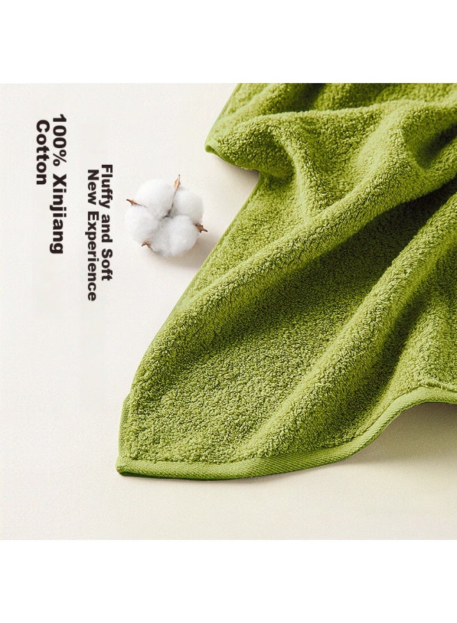 Uchino New Plain Elegant Oversized Pure Cotton Bath Towel, Thickened Absorbent Shower Towel, Water Blue - Image 2