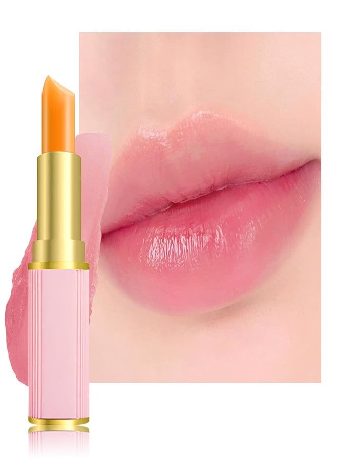 AMY'S DIARY Cherry Blossom Color Changing Lipstick pH Lipstick Lip Balm Rich In Vitamin E For All-Day Moisture Temperature Change Long Lasting Moisturizer Waterproof Labiales - Image 1