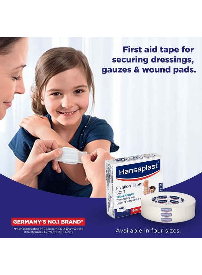Hansaplast Hansaplast Fixation Tape Soft, Adhesive tape for medical uses | Soft Paper, 12 pieces, 2.5 cm x 9.14 cm  - Image 5