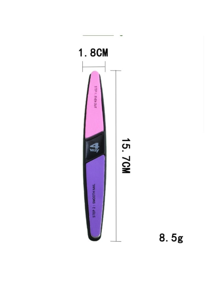 Ucanbe 4-Sided Polishing Strip Polishing Block Nail File, Styling Polishing Nail File Grinding Strip Manicure Tool Sponge Rub  - Image 2