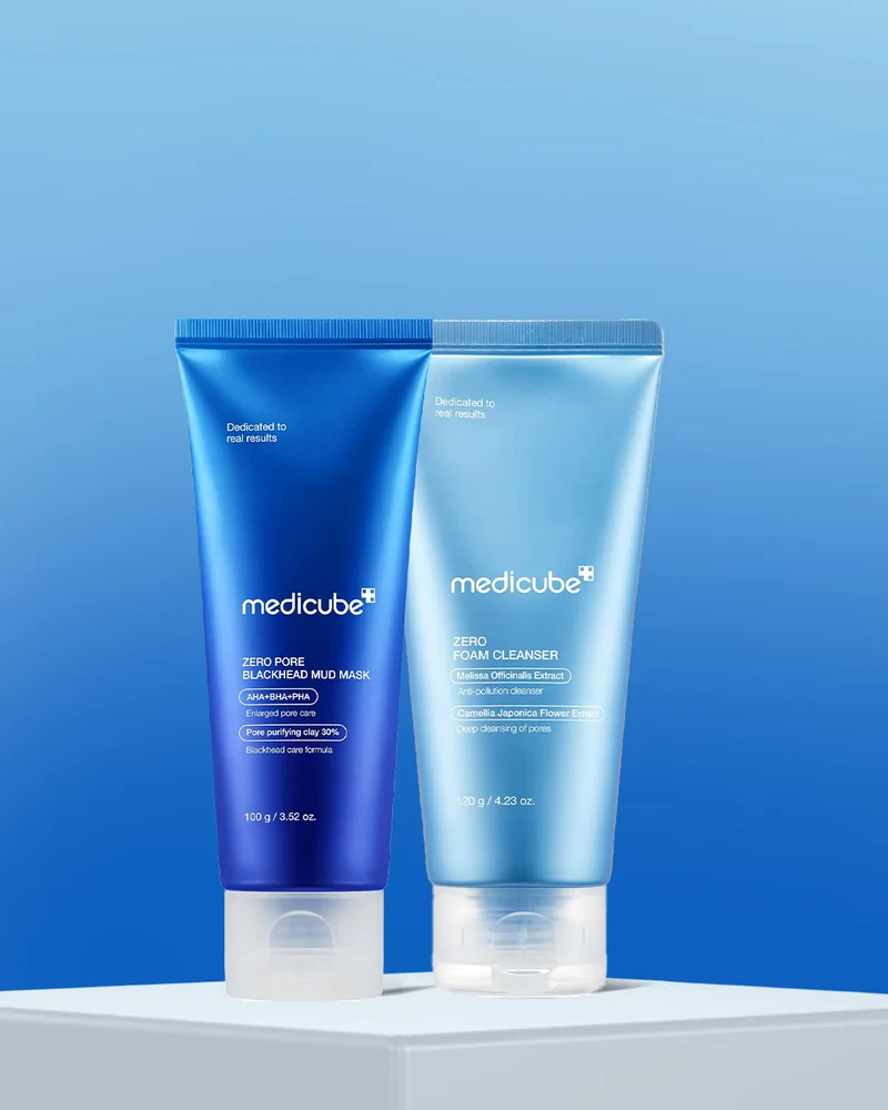 Medicube Medicube Zero Pore Detox Duo – Cleanser + Mud Mask – Purifying Deep Clean Kit