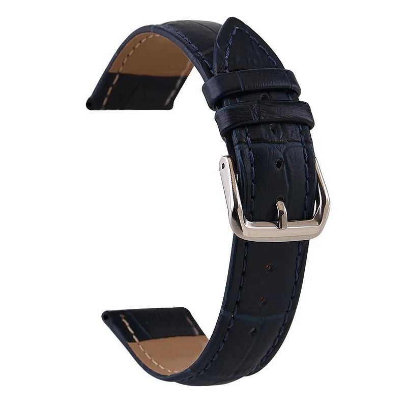 Bluejw Universal Replacement Leather Watch Strap 10mm-24mm – Fits Apple, Huawei, Garmin, Samsung & More - Image 1
