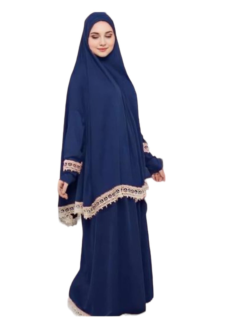 OLUDENIZ Ramadan Praying  Dress, Inclusive Sizing equally fits a wide variety of body shapes and sizes,made in Turkey, preferable Size (M,L,XL)  - Image 1