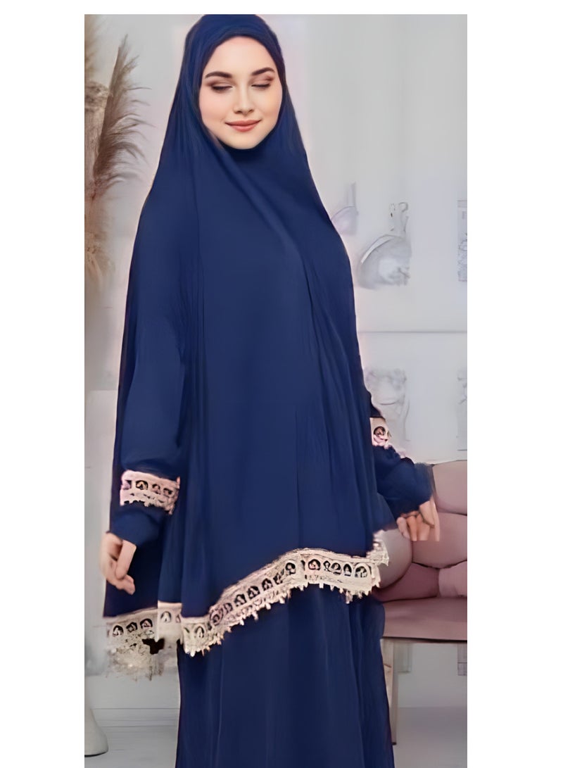 OLUDENIZ Ramadan Praying  Dress, Inclusive Sizing equally fits a wide variety of body shapes and sizes,made in Turkey, preferable Size (M,L,XL)  - Image 2