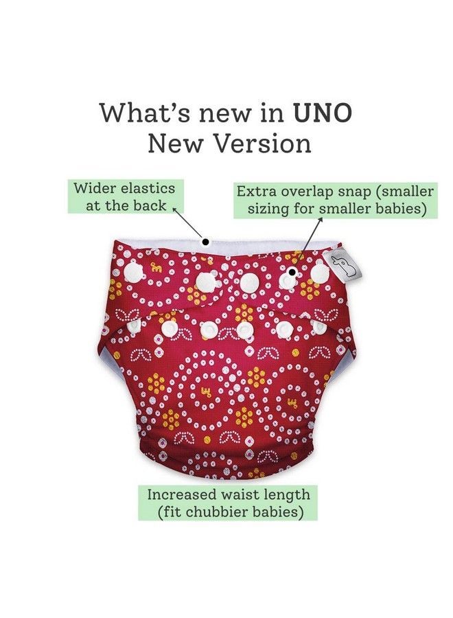 Superbottoms New Uno Freesize Cloth Diaper ; Cloth Diaper For Babies 3M To 3Y ; Washable & Reusable Cloth Diaper With Snapeasy System ; Comes With Cloth Diaper Insert - Image 5