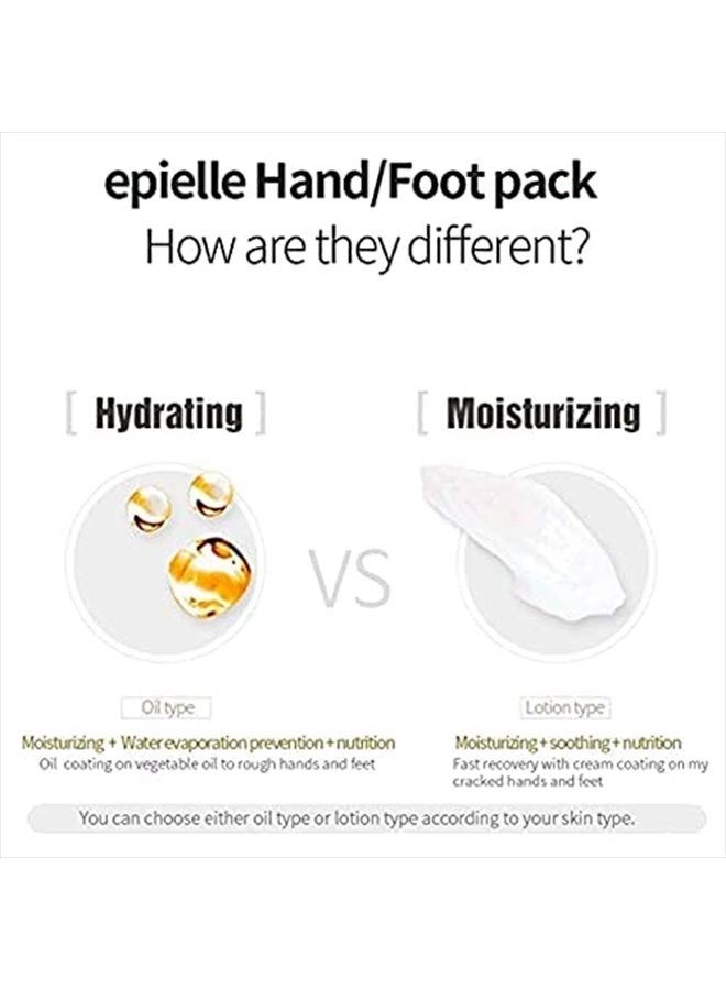 Epielle Moisturizing Hand & Foot Masks (Glove & Socks 12pk) for Dry Hand, Dry & Cracked Heel Spa Masks Sunflower Seed Oil + Avocado Oil + Vitamin E,Mothers Day Gifts - Image 5