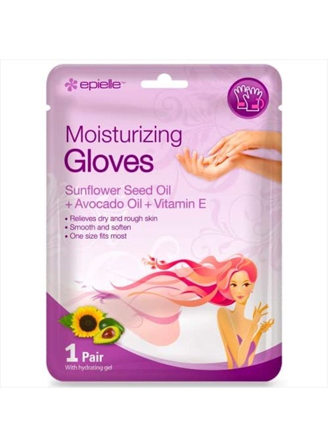Epielle Moisturizing Hand & Foot Masks (Glove & Socks 12pk) for Dry Hand, Dry & Cracked Heel Spa Masks Sunflower Seed Oil + Avocado Oil + Vitamin E,Mothers Day Gifts - Image 3