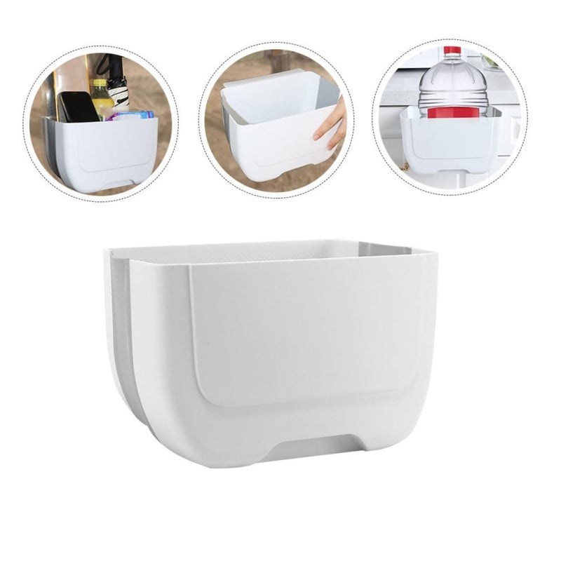 Wall Mounted Car Storage Box Plastic Detachable Lid Organizer For SUV Sedan - Image 5