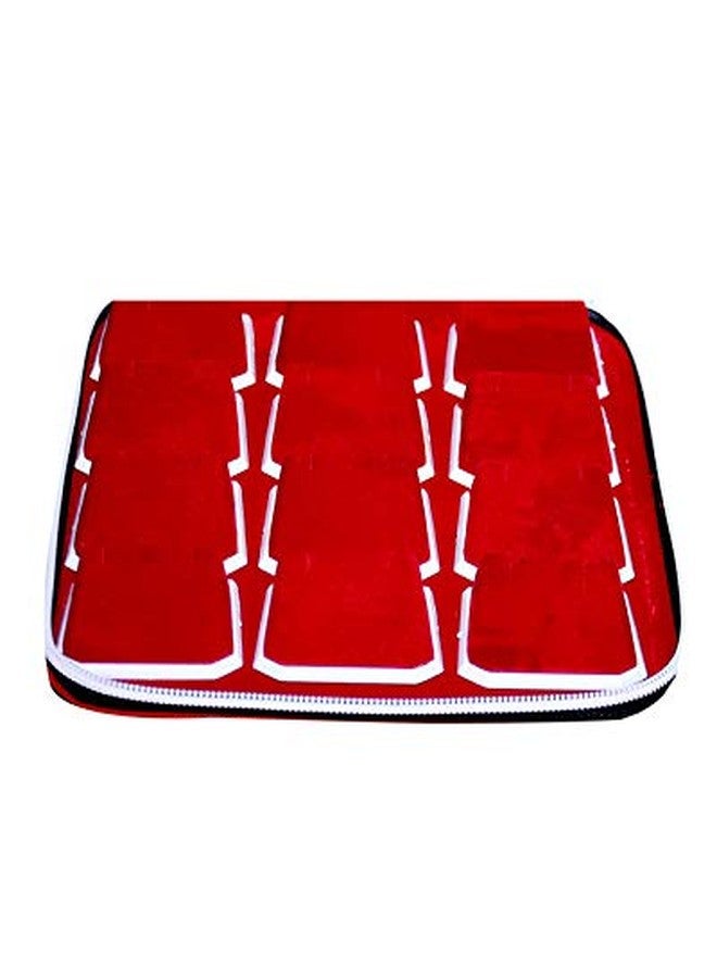 Box Queen Ideal Red Velvet 12 set earring or studs Big Jewellery Box For Women (Pack of 5) (Size 8 * 7) - Image 3