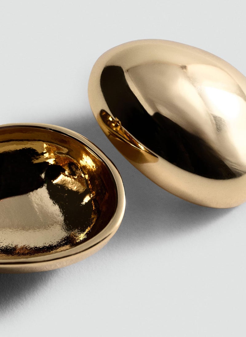 MANGO Round Volume Earrings  - Image 3